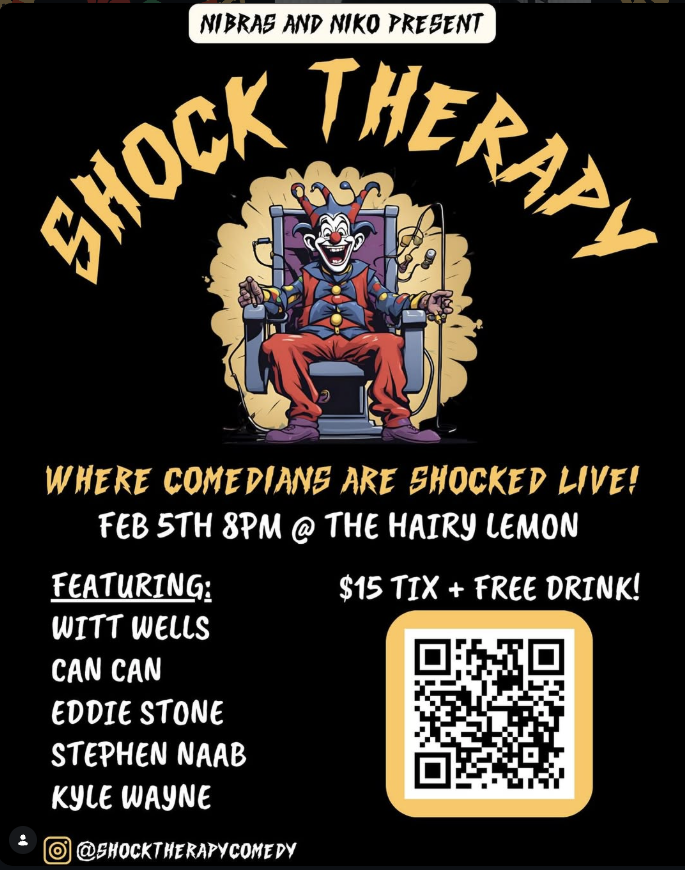 The early experiments. Witt Wells, Can Can, Eddie Stone, Stephen Naab and Kyle Wayne at The Hairy Lemon.